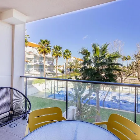 Beach Front Apartment In Denia With Wifi